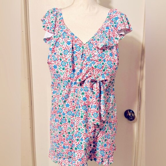 SHEIN Women’s Two-Piece Tankini Swimsuit - NWOT- Size 4X / 20 - Picture 1 of 7